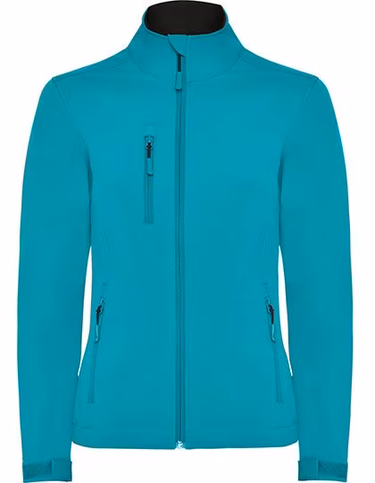 Roly Nebraska Softshell Jacket with Drawstring for Women, Black 02 S, RY6437