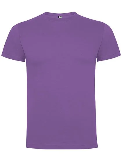 Roly Baumwoll Kurzarm T-Shirt mit Nackenband, Orchid 230 3XL, RY6502
