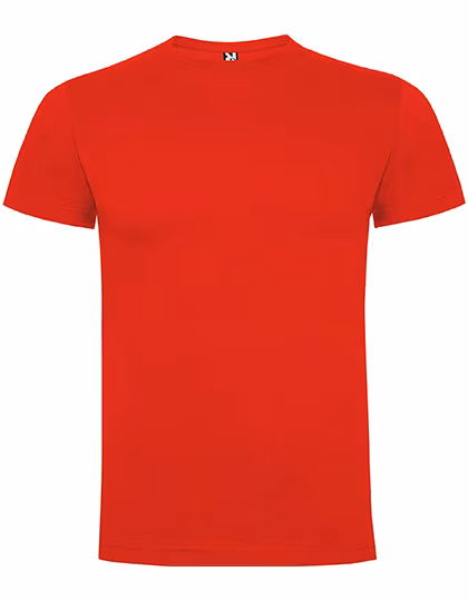 Roly Cotton Short-Sleeve T-Shirt with Neck Tape, Red 60 M, RY6502