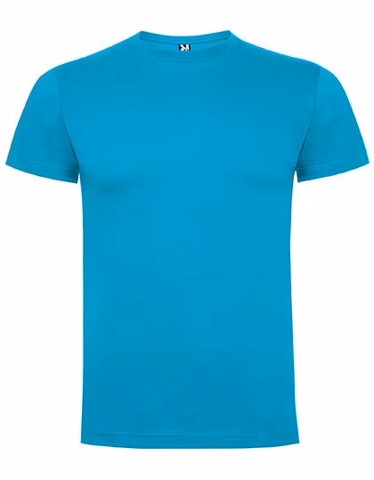 Roly Cotton Short-Sleeve T-Shirt with Neck Tape, Turquoise 12 L, RY6502