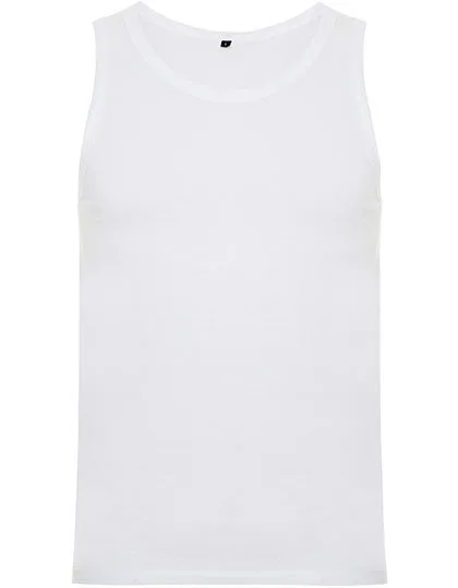 Roly Tank Top Texas Slim Fit da Uomo, White 01 XL, RY6545