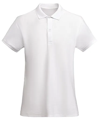 Roly Eco Tailliertes Bio-Baumwoll-Poloshirt für Damen, White 01 M, RY6618