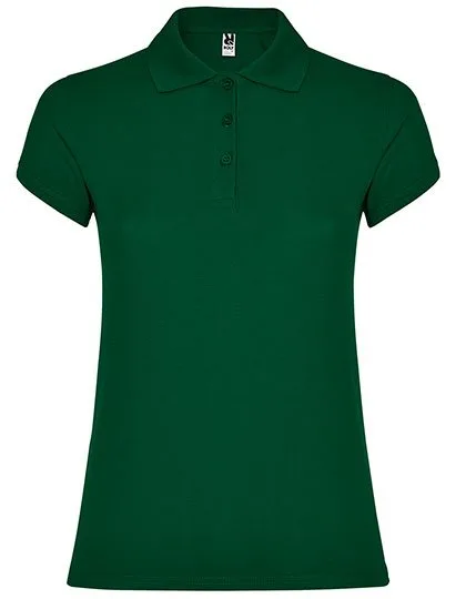 Roly Poloshirt Star, taillierter Schnitt für Damen, Bottle Green 56 3XL, RY6634