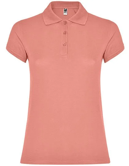 Roly Poloshirt Star, taillierter Schnitt für Damen, Clay Orange 266 L, RY6634