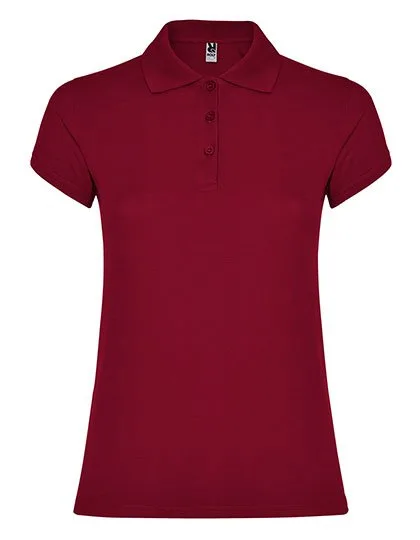 Roly Poloshirt Star, taillierter Schnitt für Damen, Garnet Red 57 M, RY6634