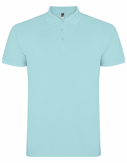 Roly Baumwoll-Polo mit Rippkragen und Seitenschlitzen, Mint 98 XL, RY6638