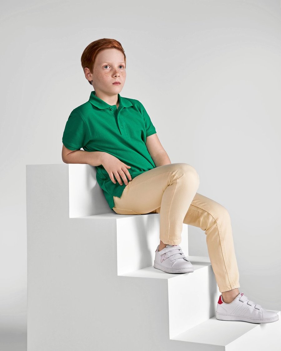 Roly Poloshirt aus Baumwoll-Piqué für Kinder, White 01 1/2 Jahre, RY6638K