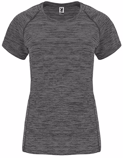 Roly Sport T-Shirt Austin Raglan Polyester für Damen, Heather Turquoise 246 M, RY6649