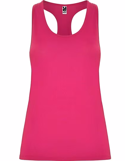 Roly Sport Body-Hugging Racerback Sports Shirt Polyester-Elastane, Rosette 78 S, RY6656