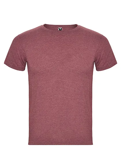 Roly Fox T-Shirt aus Melange-Material für Herren, Heather Garnet Red 256 3XL, RY6660