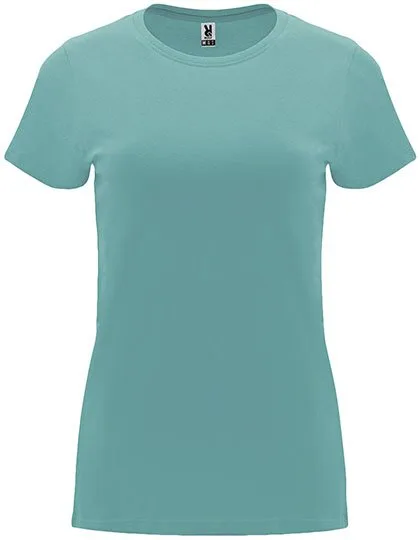 Roly Capri T-Shirt taillierter Schnitt Baumwolle, Dusty Blue 267 XL, RY6683