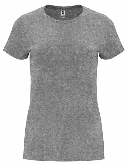 Roly Capri T-Shirt Fitted Cut Cotton, Heather Grey 58 M, RY6683