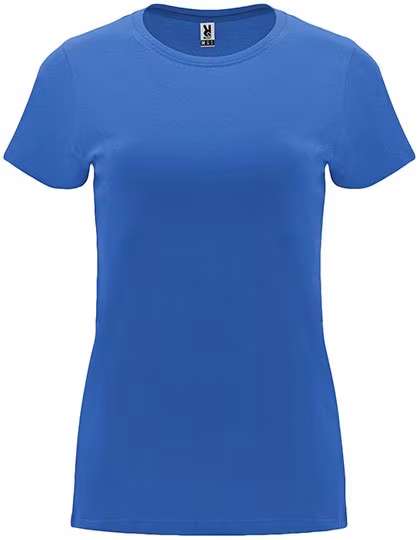 Roly Capri T-Shirt Fitted Cut Cotton, Riviera Blue 261 XXL, RY6683