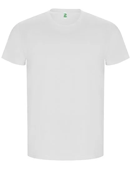 Roly Eco Organic T-Shirt in Gold for Men, White 01 M, RY6690
