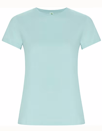 Roly Eco Goldenes Bio-Baumwoll T-Shirt, tailliert, Mint 98 L, RY6696