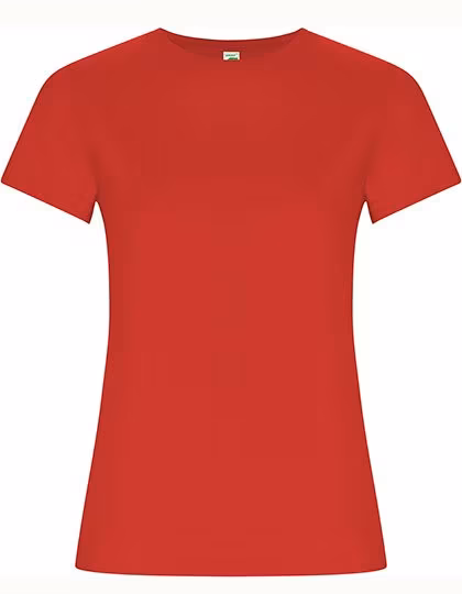 Roly Eco Goldenes Bio-Baumwoll T-Shirt, tailliert, Red 60 XL, RY6696