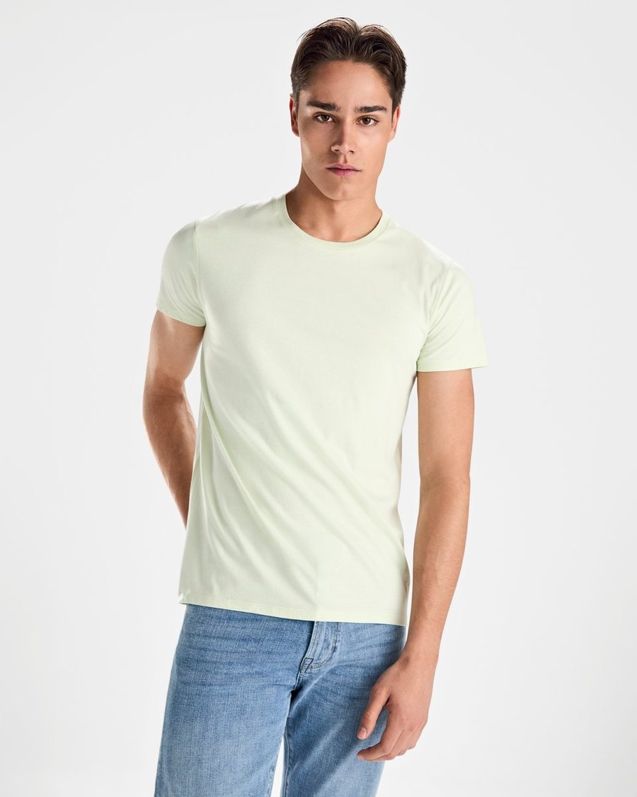 Roly Eco Bio-Baumwolle T-Shirt Breda mit Rundhals, White 01 M, RY6698