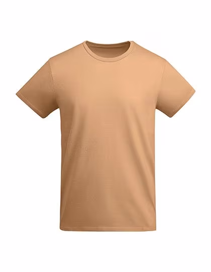 Roly Eco Organic Cotton T-Shirt Breda with Crew Neck, Greek Orange 265 S, RY6698