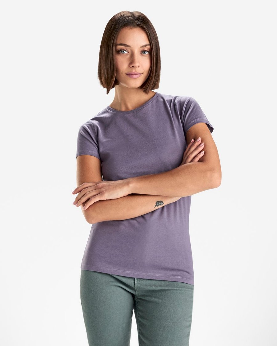 Roly Eco Tailliertes Bio-Baumwolle T-Shirt Breda, Mist Green 264 XL, RY6699