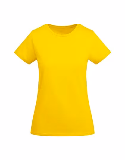 Roly Eco Tailliertes Bio-Baumwolle T-Shirt Breda, Yellow 03 L, RY6699