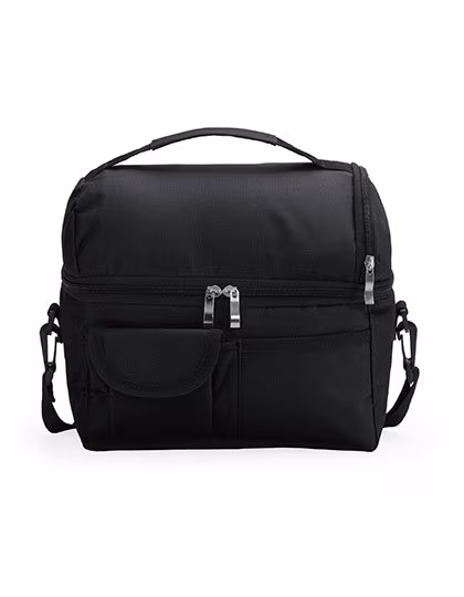 Stamina Cooler Bag Grulla with Adjustable Shoulder Strap, Black 02 15 x 25 x 24 cm, RY7605