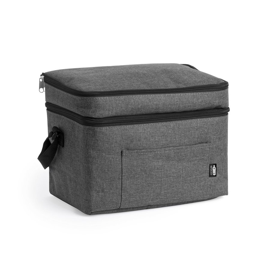 Stamina XL Kühltasche Marlox aus recyceltem Polyester, Black Melange 243 20 x 30 x 25 cm, RY7609