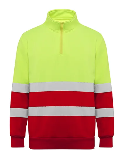 Hi-Viz Sweatshirt Spica mit Reißverschluss