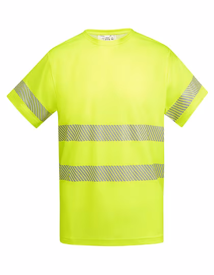 Roly Workwear Sicherheits-T-Shirt Tauri mit Reflektoren, Fluor Yellow 221 XXL, RY9317