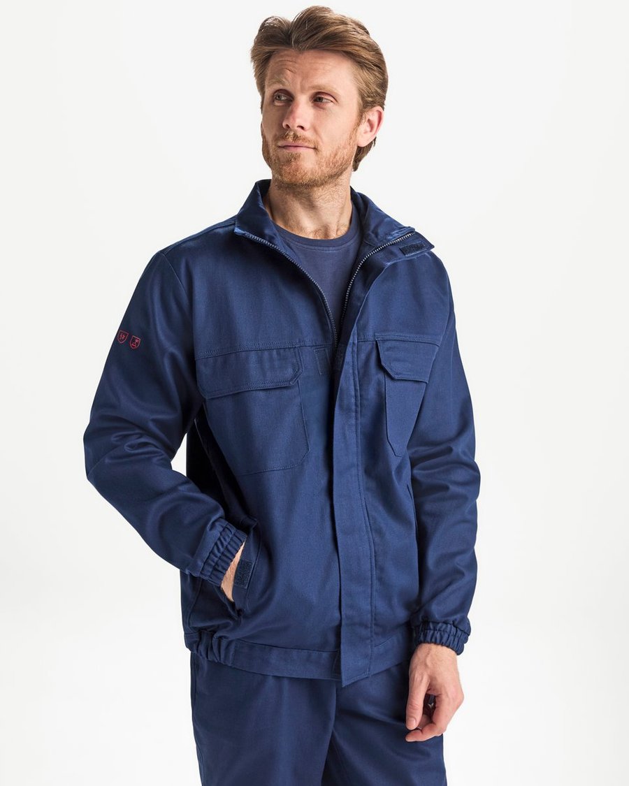 Roly Workwear Cruiser Arbeitsjacke mit Hitzeschutz, Navy Blue 55 S, RY9403