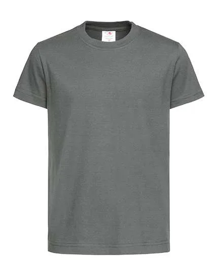 Stedman® Classic-T Organic T-Shirt Bio Baumwolle für Kinder, Real Grey XS (110/116), S2220K