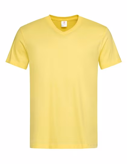 Stedman® Klassisches V-Neck T-Shirt aus Baumwolle, Yellow L, S270