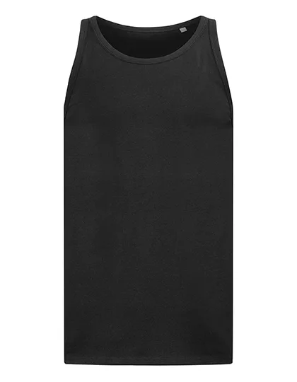 Stedman® Aermelloses Baumwoll-Tank Top in Schwarz, Black Opal S, S2810