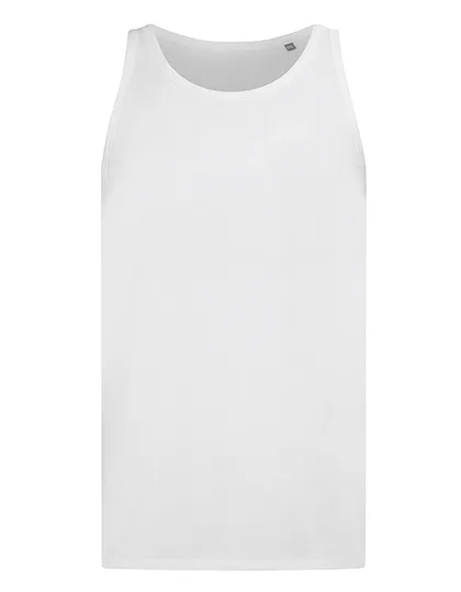 Stedman® Aermelloses Baumwoll-Tank Top in Schwarz, White S, S2810
