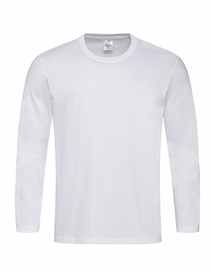 Stedman® Langarmshirt aus ringgesponnener Baumwolle, White S, S290