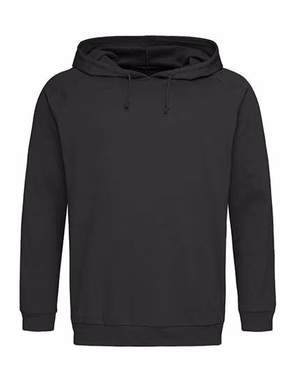 Stedman® Leichter Baumwoll-Hoodie mit Raglan-Ärmeln, Black Opal XS, S4200