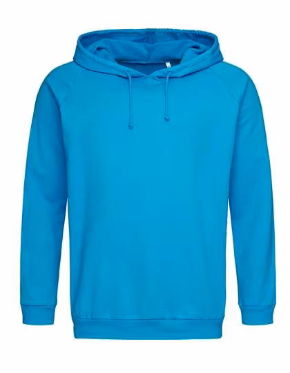 Stedman® Sweat à capuche léger en Coton à manches raglan, Ocean Blue XS, S4200