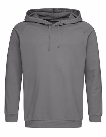 Stedman® Sweat à capuche léger en Coton à manches raglan, Real Grey 3XL, S4200