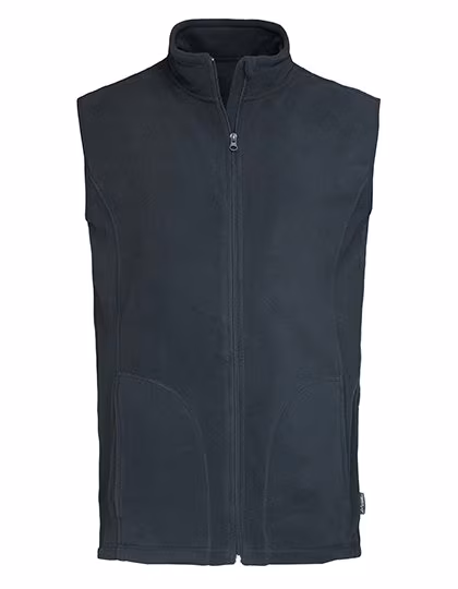 Stedman® Fleece Vest with Stand-Up Collar and Pockets, Blue Midnight L, S5010