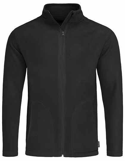 Stedman® Mikrofleece Jacke mit Stehkragen, Blue Midnight L, S5030
