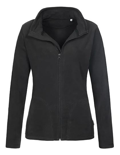 Stedman® Fleece-Jacke mit Stehkragen für Damen, Black Opal XS, S5100