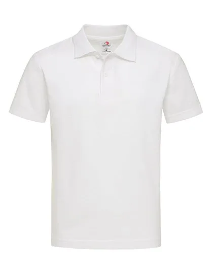 Stedman® Kinder-Polo aus ringgesponnener Baumwolle, White L (146/152), S510K