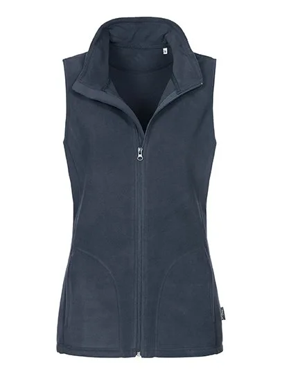 Stedman® Fleece Weste mit Stehkragen für Damen, Blue Midnight XL, S5110