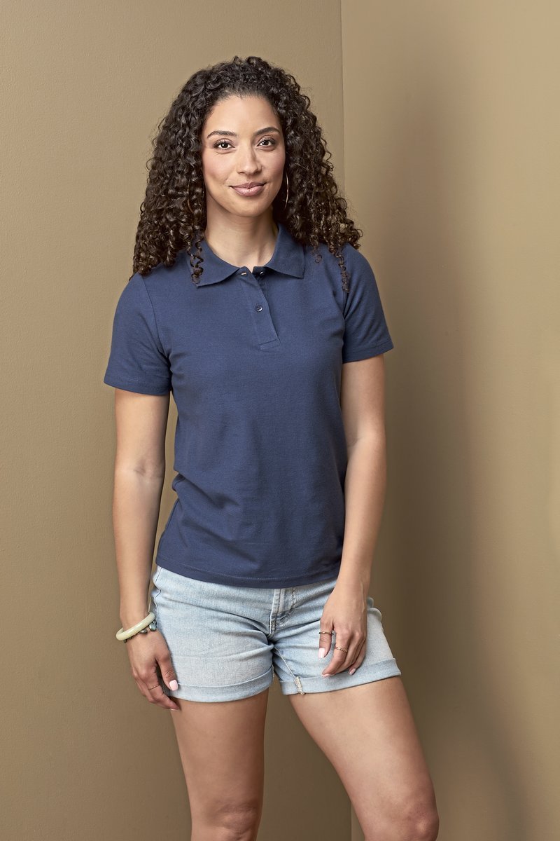 Stedman® Kurzarm Polo Shirt Baumwolle für Damen, Brilliant Orange S, S519