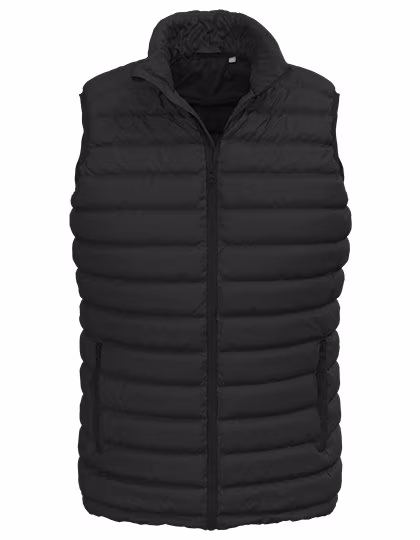 Stedman® Luxury Padded Vest for Men, Black Opal S, S5430