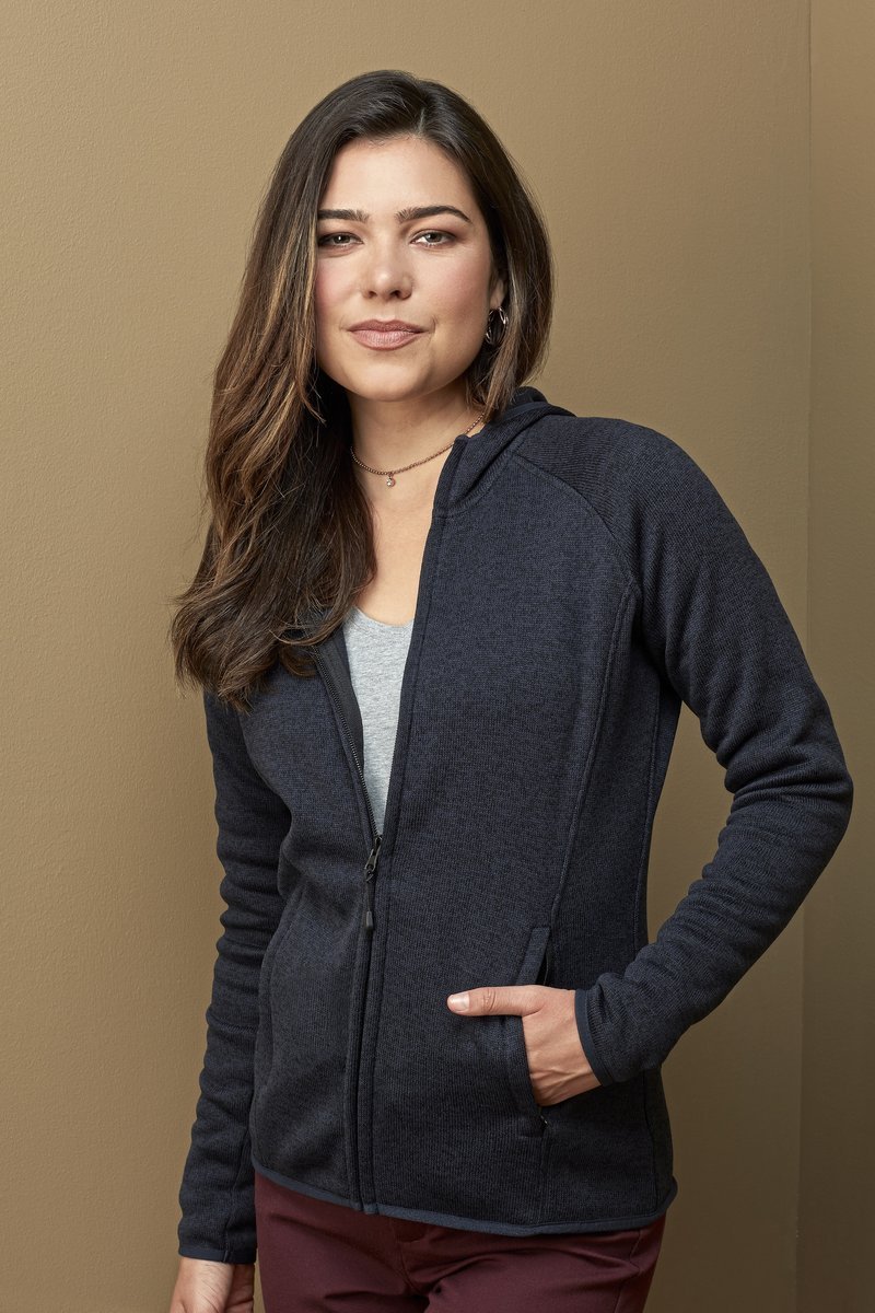 Lux Hooded Knitfleece Jacket Women