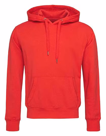 Stedman® Sweat Hoodie Select mit Kangurutasche, Crimson Red L, S5600
