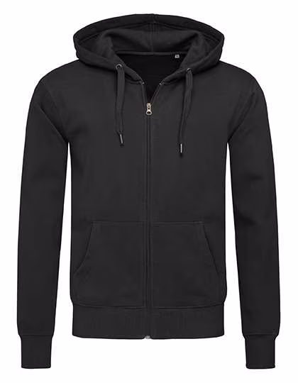 Stedman® Sweat Jacket Select with Kangaroo Pockets, Black Opal S, S5610