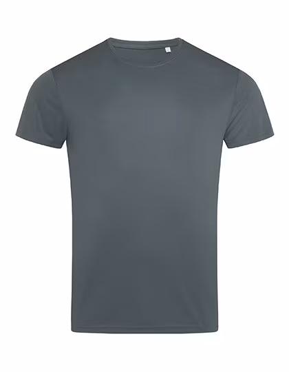 Stedman® Reflektierendes Sports-T-Shirt mit ACTIVE-DRY°, Granite Grey L, S8000