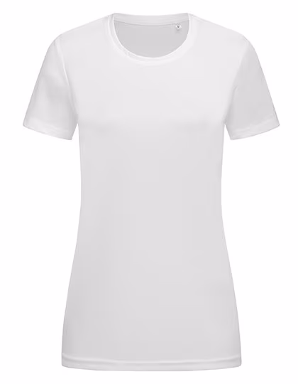 Stedman® Sport T-Shirt with ACTIVE-DRY® Logo, White XS, S8100