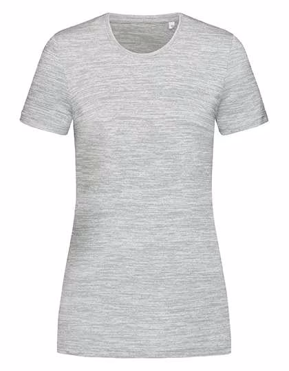 Stedman® Intense Tech T-Shirt per Donne attive, Grey Heather L, S8120